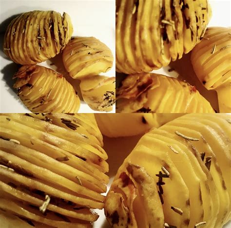 Pieczone Ziemniaki Hasselback Z Rozmarynem I Sk Rk Cytrynow