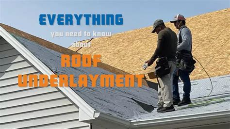 Roof Underlayment Layers