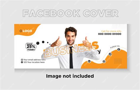 Premium Vector Modern Facebook Cover Template