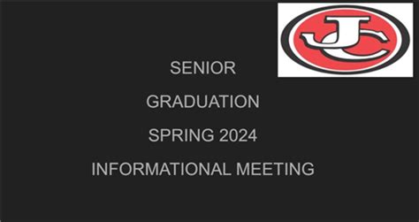 Senior Information Class Of 2024 Senior Announcements