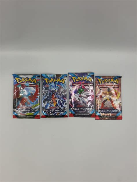 Art set Booster scellé de 10 cartes Pokémon Faille Paradoxe EV04