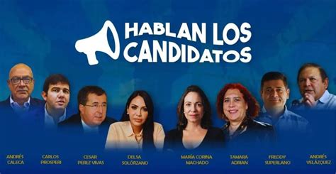 Debate De Candidatos A Las Primarias Opositoras Podrá Verse Desde