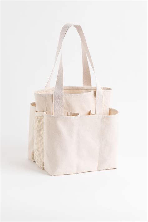 Cotton Canvas Shopper Ljusbeige Home All Handm Se