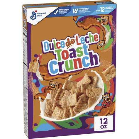 Dulce De Leche Toast Crunch Breakfast Cereal Oz Cereal Box