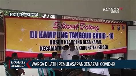 Warga Dilatih Pemulasaran Jenazah Covid 19 Video Dailymotion