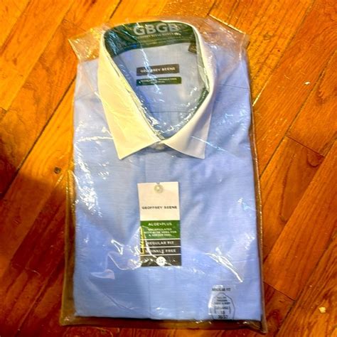 Geoffrey Beene Shirts Geoffrey Beene Mens Regular Fit Dress Shirt