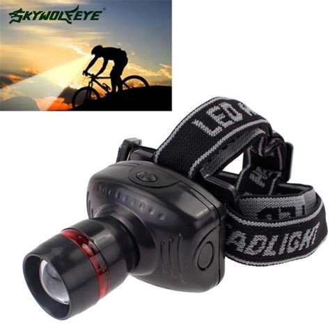 SKYWOLFEYE 3modes LED Headlamp White Headlight Camping Fishing Hiking