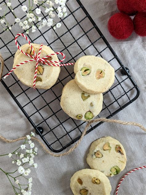 Rezept Pistazienplätzchen als Kekse von der Rolle backen Lavendelblog