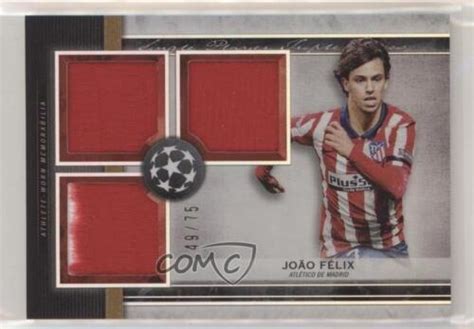 2020 21 Topps Museum Collection UCL Single Player Triple Relics 75