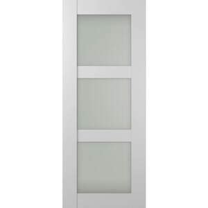 Belldinni Smart Pro 3 Lite 24 In X 96 In No Bore Frosted Glass Polar