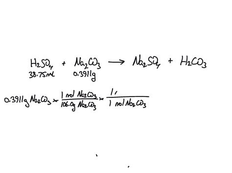 Solved Calculate The Molarity Of A Sulfuric Acid Solution If Ml