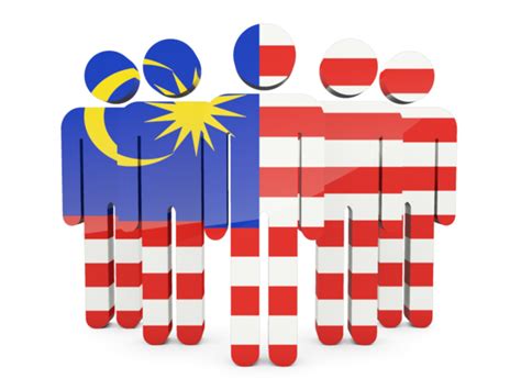 People Icon Illustration Of Flag Of Malaysia