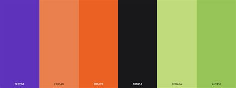 20 Halloween Color Palettes For Spooky Designs