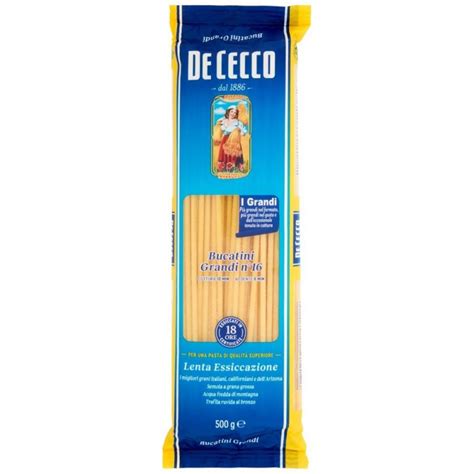 DE CECCO BUCATINI GRANDI Nº16 500 GR