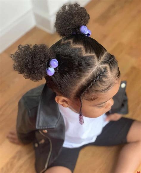 Coiffure petite fille afro 54 modèles simple à réaliser