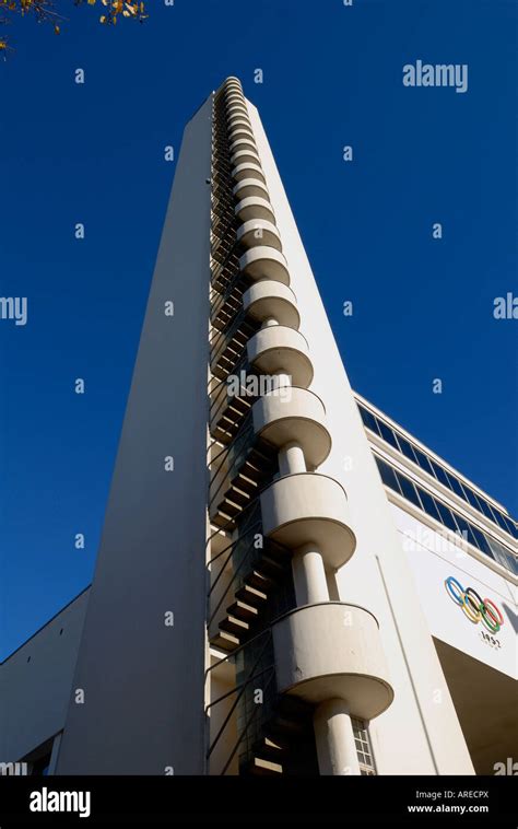 The Tower Of The Helsinki Olympic Stadium Home Of The Summer Games