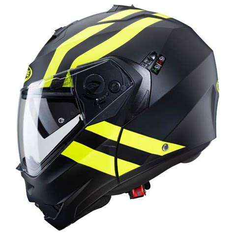 Casco Caberg Duke Ii Superlegend Matt Black Yellow Motomania