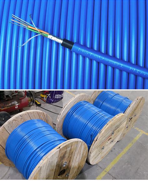 Coal Mine Armored Fibre Optic Cable Core Lszh Jacketed