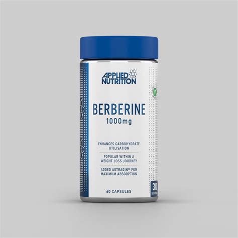 Berberine Mg Applied Nutrition Capsules Spartan Nutrition