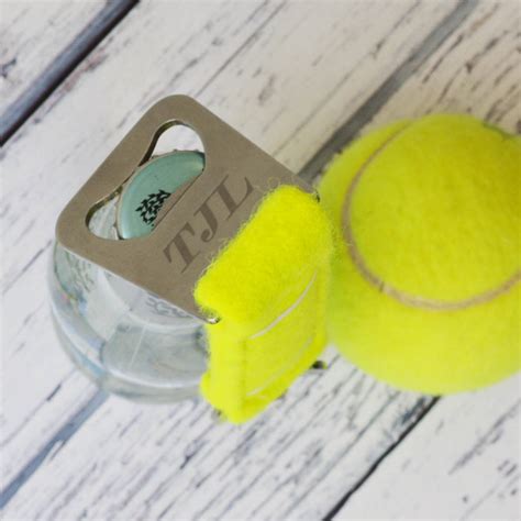 Personalised Tennis Ball Bottle Opener Keyring By Me And My Sport ...