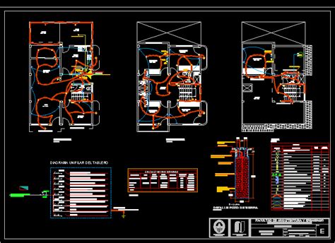 Ejemplos De Planos Electricos Autocad