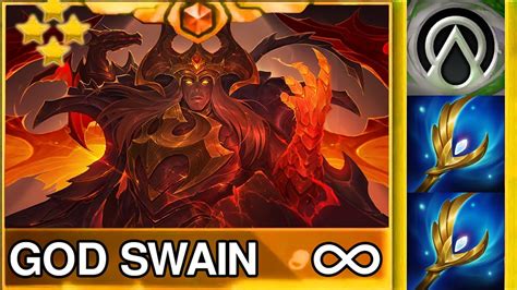 God Mode 8 Invoker Swain 3 Star Immortal ⭐⭐⭐ Tft Set 9 5 Youtube