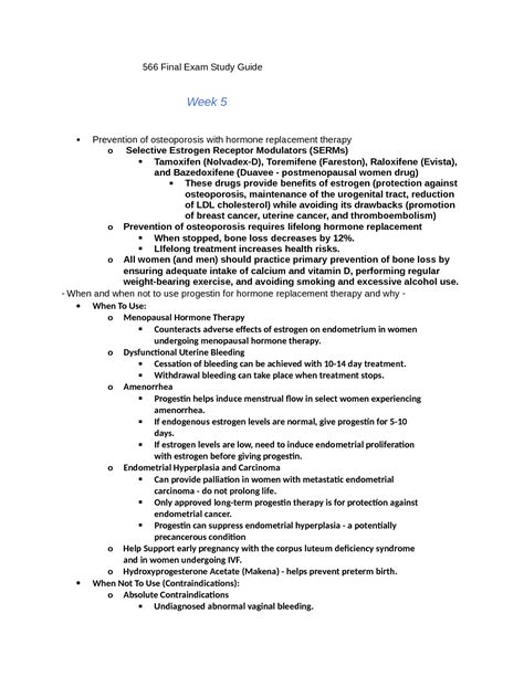 SOLUTION Nr 566 Final Exam Study Guide Studypool