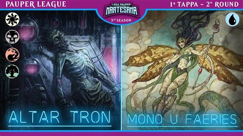 Mtg Pauper Altar Tron Vs Mono U Faeries Lpmartesana Youtube