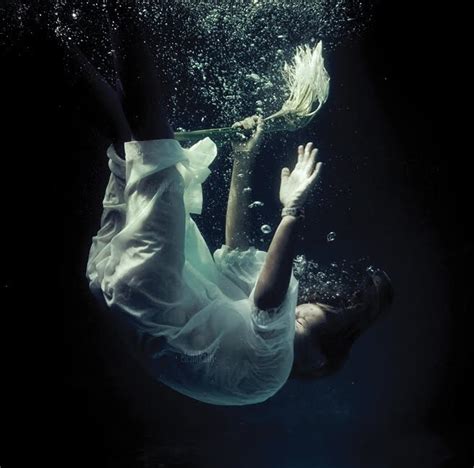 Drowning Underwater Portrait Underwater Photography Girl In Water