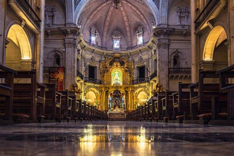 Elche Elx Basilica De Santa Maria Church In Alicante Spain Stock Photo - Image of environment ...