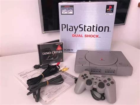 Playstation 1 Fat Scph 7000 Completo Na Caixa Serial Batendo