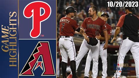 Philadelphia Phillies Vs Arizona Diamondbacks Nlds Play