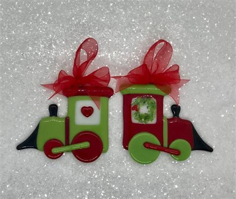 Christmas Ornaments Store 1 WITS END DESIGNS Fused Glass