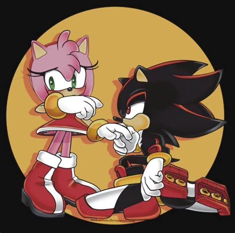 Pin De Hailey Ames 💟 En Shadow And Amy Shadow El Erizo Sonic Amor Confuso