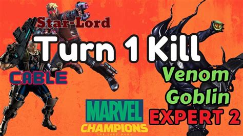 Marvel Champions Turn Kill Expert Venom Goblin Youtube