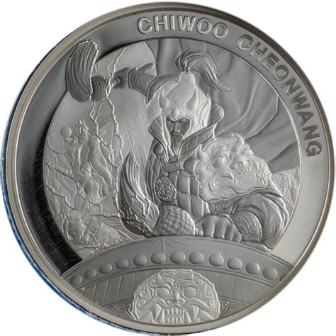 1 Oz Silver 2021 Proof South Korean Chiwoo Cheonwang Provident Metals