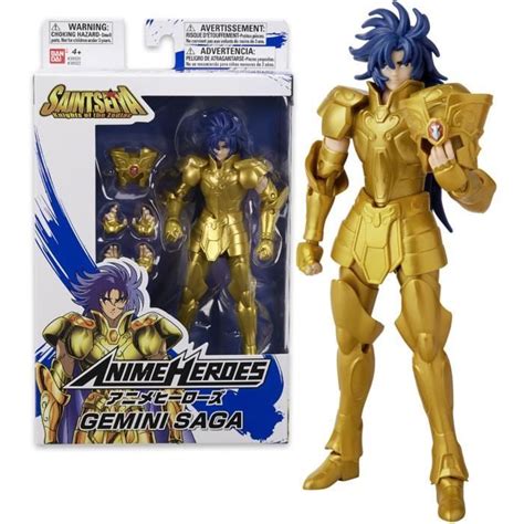 Figurine Anime Heroes 17 cm Saga des Gémeaux BANDAI Saint Seiya