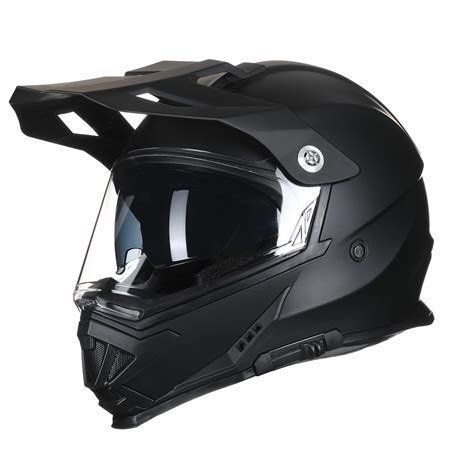 TRIANGLE Full Face Motorcycle Helmet ATV Dirt Bike Helmet Dual Sport Off-Road for Men DOT ...