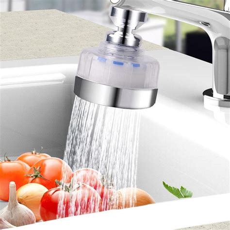 ECONOMISEUR D EAU A Prolongateur de robinet de cuisine rotatif à 360