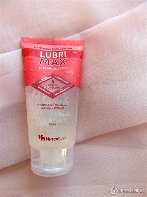 Отзыв о Интимный гель-смазка Lubri max | Смазка хорошего качества