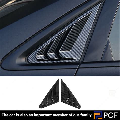 For Audi A3 S3 Sedan 2022 23 Rear Quarter Window Louver Scoop Vent