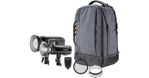 Westcott FJ400/200 2-Light Portable Portrait Flash Kit 4714M B&H