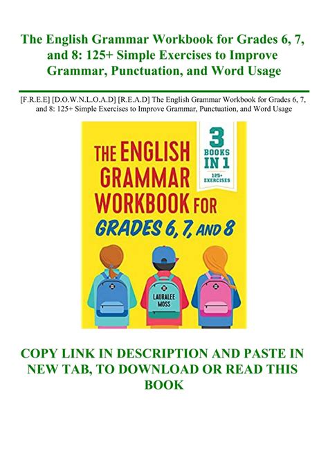 F R E E D O W N L O A D R E A D The English Grammar Workbook For