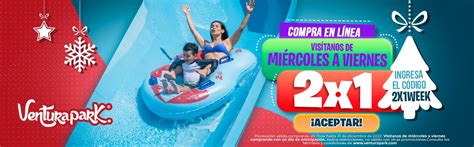 Terminos Y Condiciones Promoción 2x1 Miércoles Octubre Ventura Park