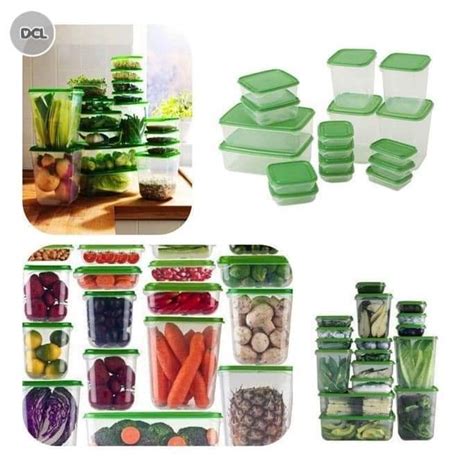 Refrigerator Kitchen Container Food Storage Box 17pcs Set Lazada Ph