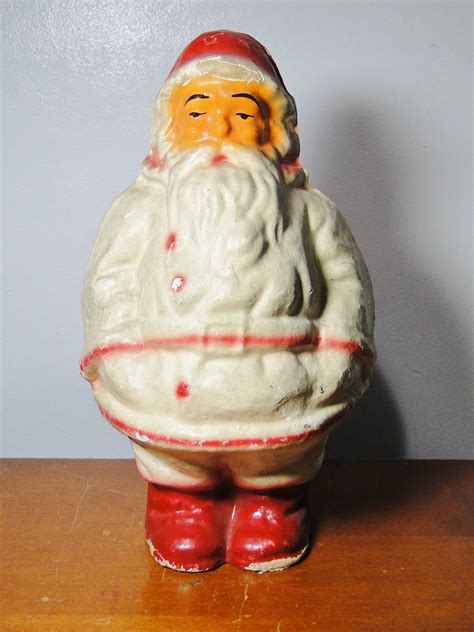 Vintage Paper Machie Mache Figural Santa Claus Vintage Etsy Vintage Paper Vintage Christmas