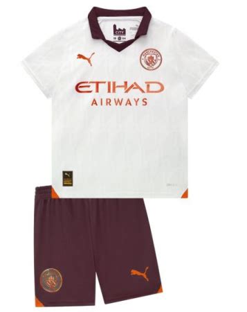 Manchester City Kit Infantil Uniforme Reserva