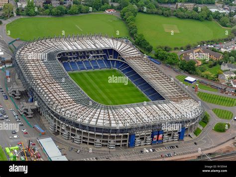 Murrayfield International Rugby Stadium Hi Res Stock Photography And