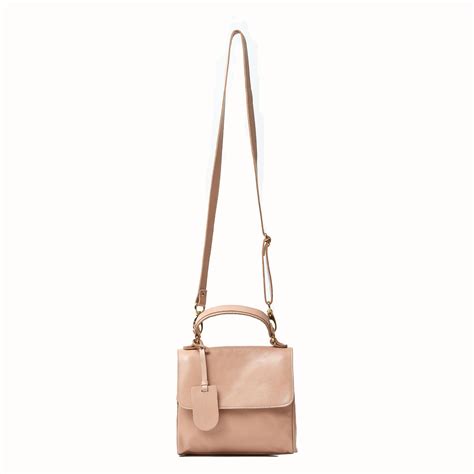 Bolsa Couro Pequena Chloe Nude