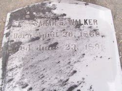 Sarah Elizabeth Briggs Walker M Morial Find A Grave